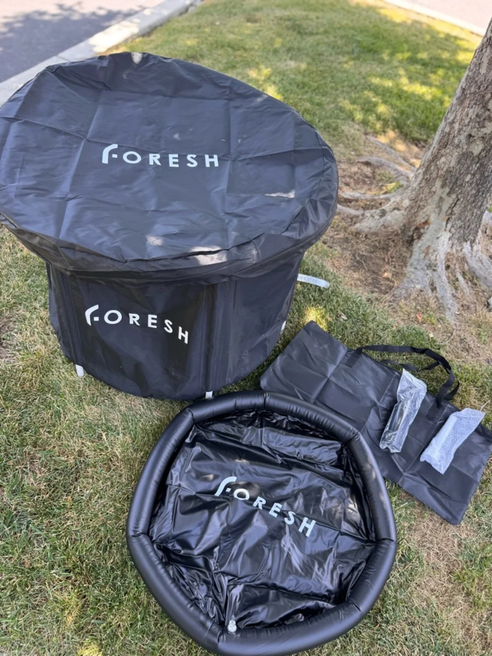 fresh Black Foldable Portable Bath Tub